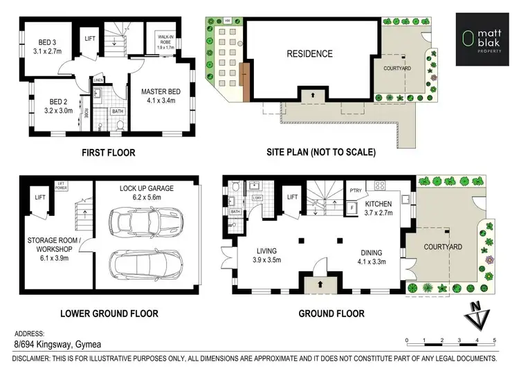 Floorplan of Homely townhouse listing, 8/694 Kingsway, Gymea NSW 2227