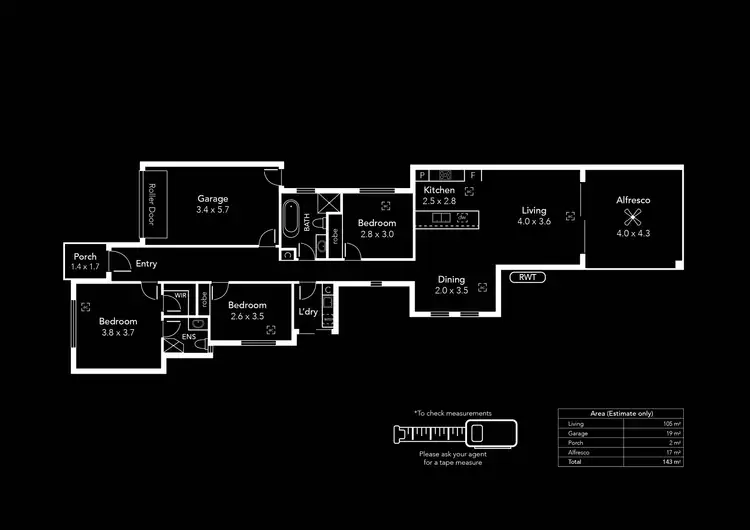 Floorplan of Homely house listing, 1 Anderson Street, Henley Beach South SA 5022