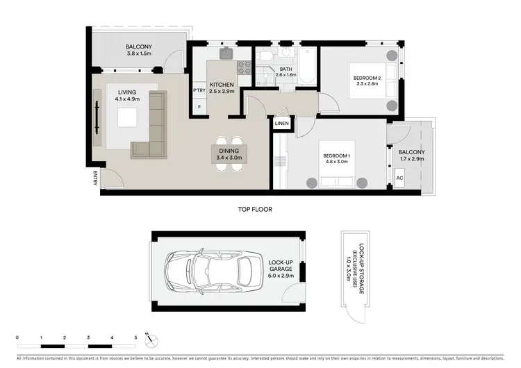 Floorplan of Homely apartment listing, 9/28 Crows Nest Road, Waverton NSW 2060