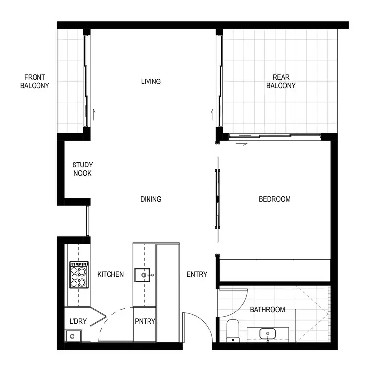 Floorplan of Homely apartment listing, 4/50 Lowanna Street, Braddon ACT 2612