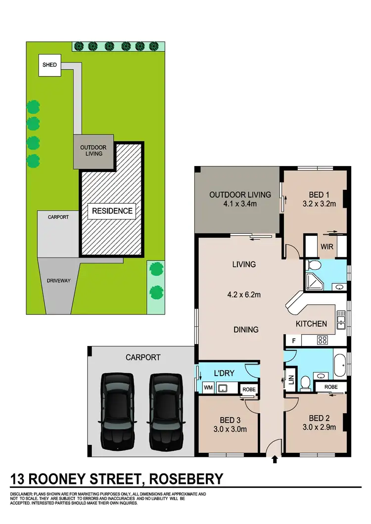 Floorplan of Homely house listing, 13 Rooney Street, Rosebery NT 832