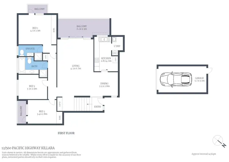 Floorplan of Homely apartment listing, Address available on request