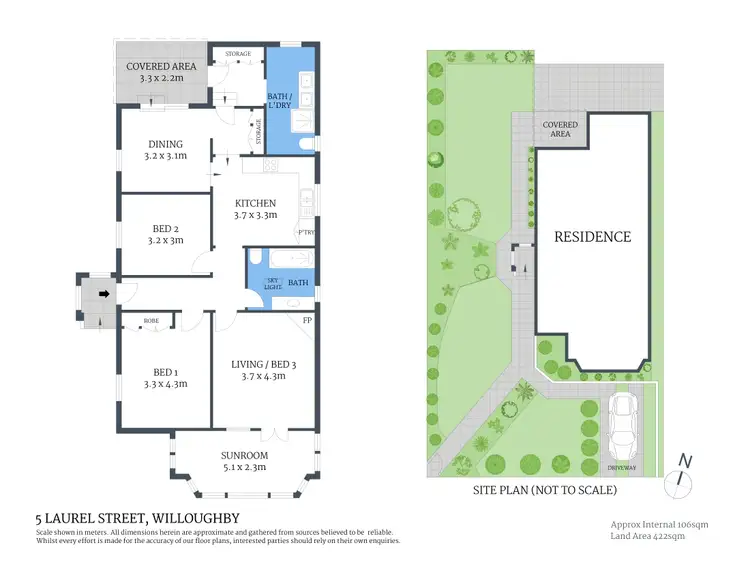 Floorplan of Homely house listing, 5 Laurel Street, Willoughby NSW 2068