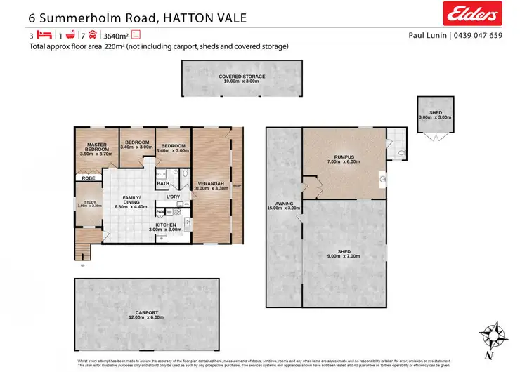 Floorplan of Homely house listing, 6 Summerholm Road, Hatton Vale QLD 4341