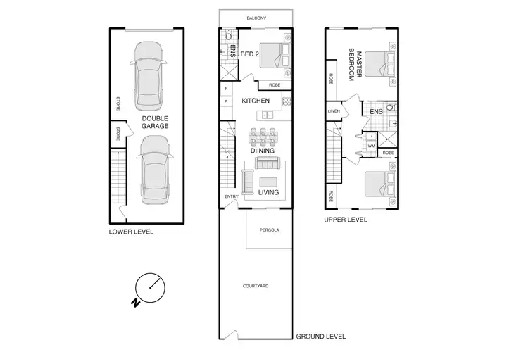 Floorplan of Homely townhouse listing, 29/33 Braybrooke Street, Bruce ACT 2617