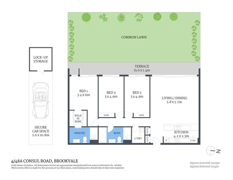 Floorplan of Homely apartment listing, 4/48A Consul Road, Brookvale NSW 2100