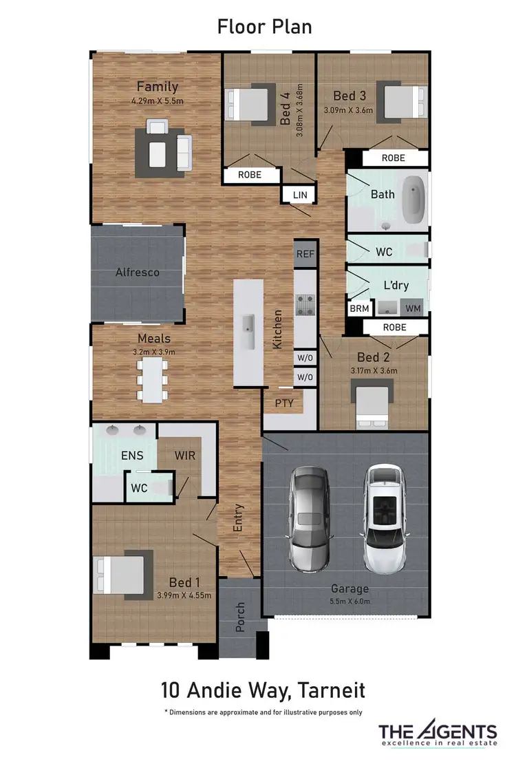Floorplan of Homely house listing, 10 Andie Way, Tarneit VIC 3029