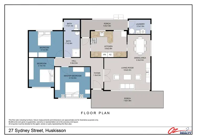 Floorplan of Homely house listing, 27 Sydney Street, Huskisson NSW 2540