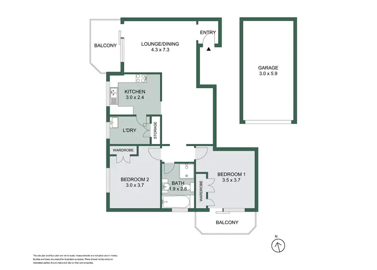 Floorplan of Homely apartment listing, 10/1-3 Sherbrook Road, Hornsby NSW 2077