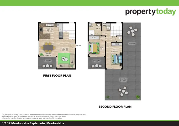 Floorplan of Homely unit listing, 8/137 Mooloolaba Esplanade, Mooloolaba QLD 4557