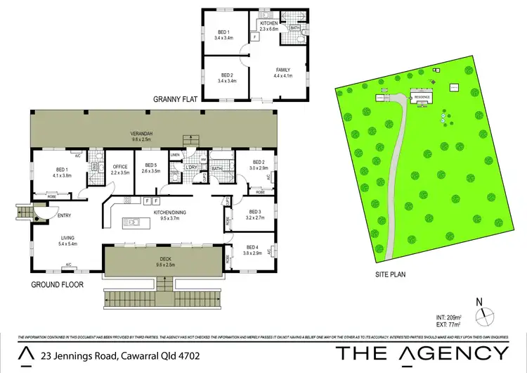 Floorplan of Homely house listing, 23 Jennings Road, Cawarral QLD 4702