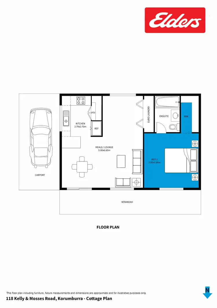 Floorplan of Homely rural property listing, 118 Kelly & Mosses Road, Korumburra VIC 3950