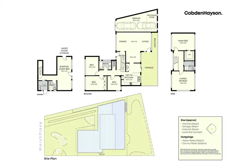 Floorplan of Homely house listing, 9 Marsh Place, Lane Cove NSW 2066