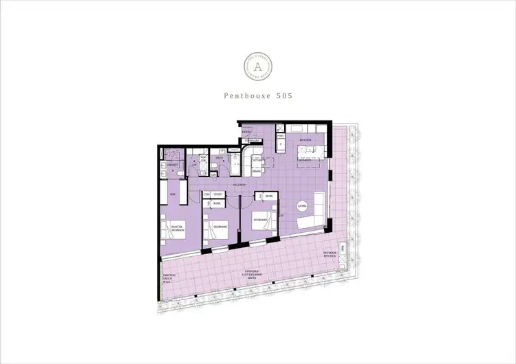 Floorplan of Homely apartment listing, 505/61 Atchison Street, Crows Nest NSW 2065