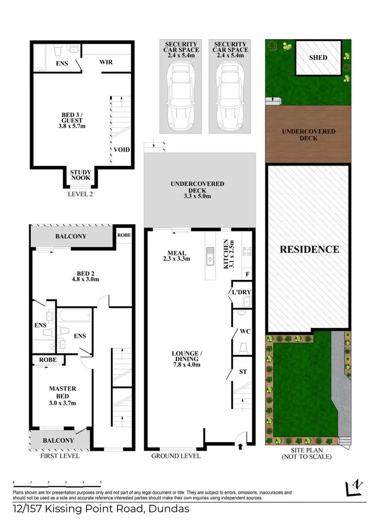 Floorplan of Homely townhouse listing, 12/157 Kissing Point Road, Dundas NSW 2117