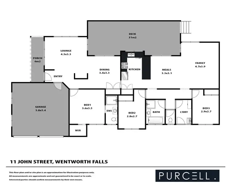 Floorplan of Homely house listing, 11 John Street, Wentworth Falls NSW 2782