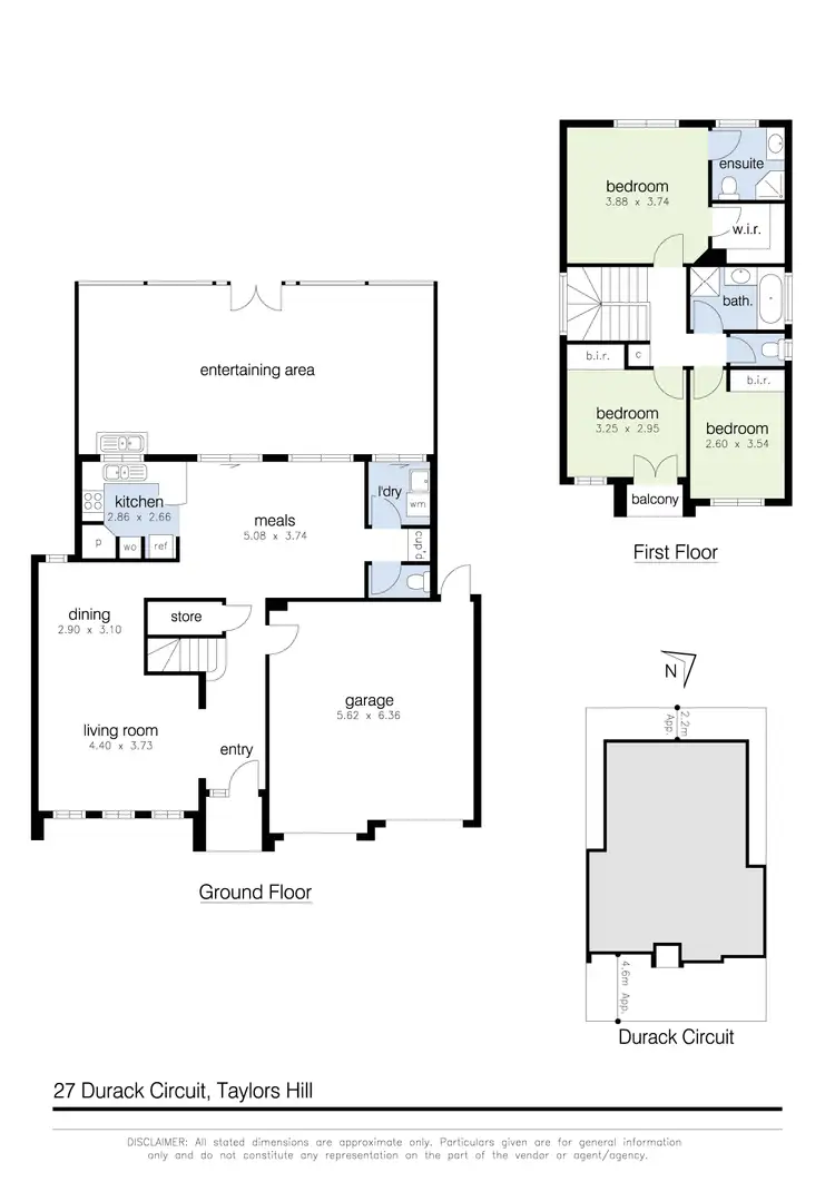 Floorplan of Homely house listing, 27 Durack Circuit, Taylors Hill VIC 3037