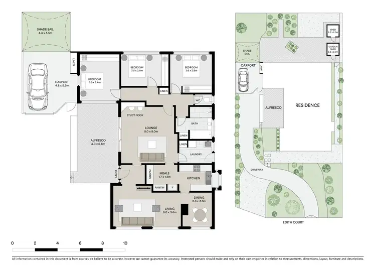 Floorplan of Homely house listing, 8 Edith Court, Belmont VIC 3216