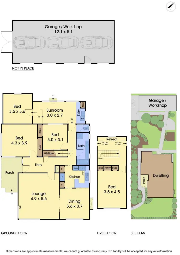 Floorplan of Homely house listing, 21 Esplanade, Seaholme VIC 3018