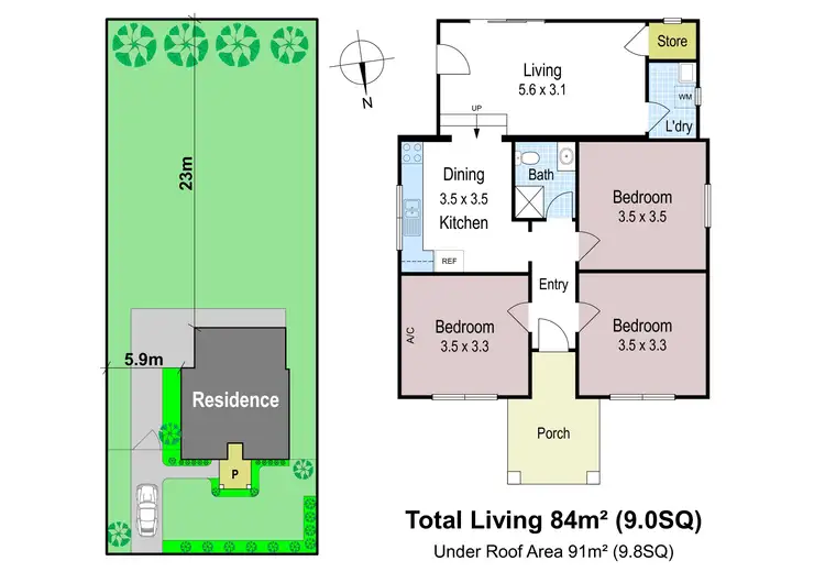 Floorplan of Homely house listing, 10 Fairchild Street, Drouin VIC 3818