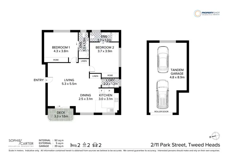 Floorplan of Homely unit listing, 2/11 Park Street, Tweed Heads NSW 2485