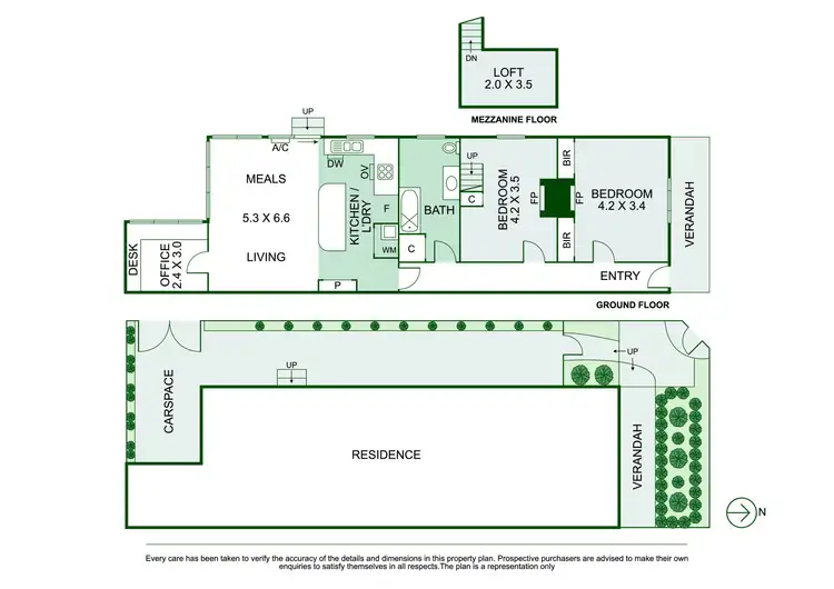 Floorplan of Homely house listing, 2 Erica Street, Prahran VIC 3181