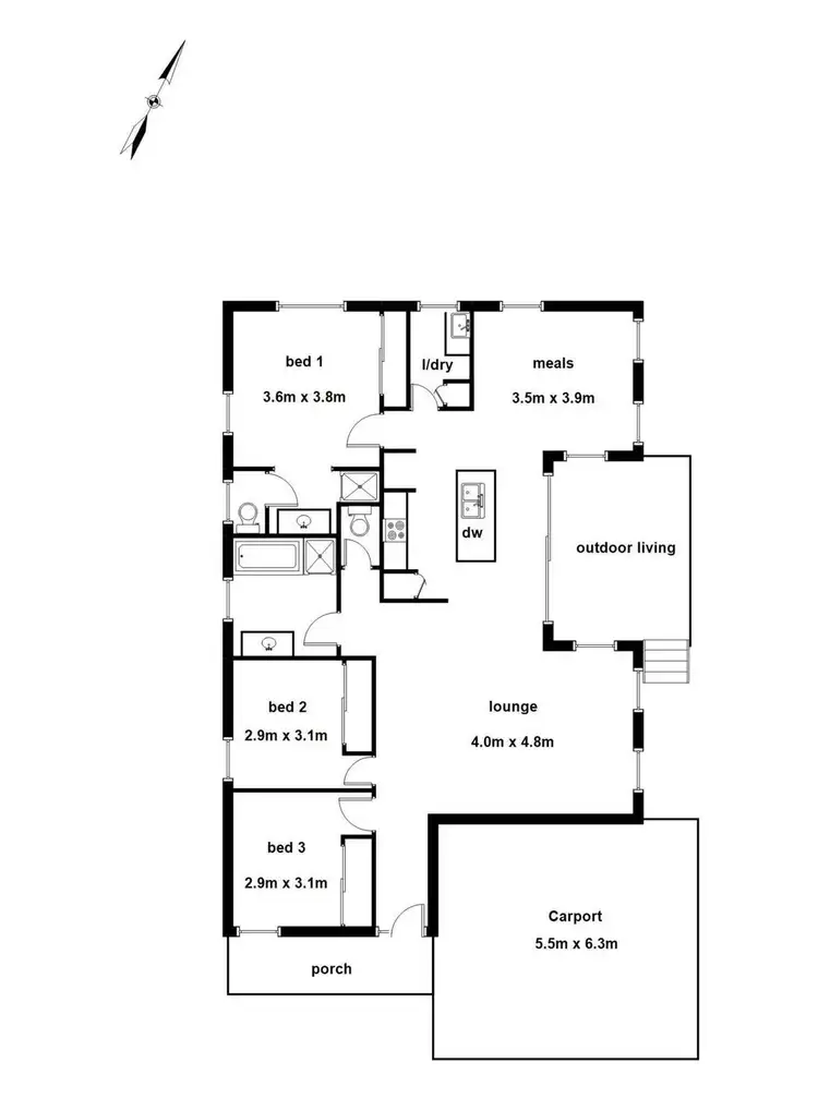 Floorplan of Homely house listing, 2/67 Maroondah Highway, Healesville VIC 3777