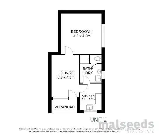 Floorplan of Homely block of units listing, 3-5/3 Doughty Street, Mount Gambier SA 5290