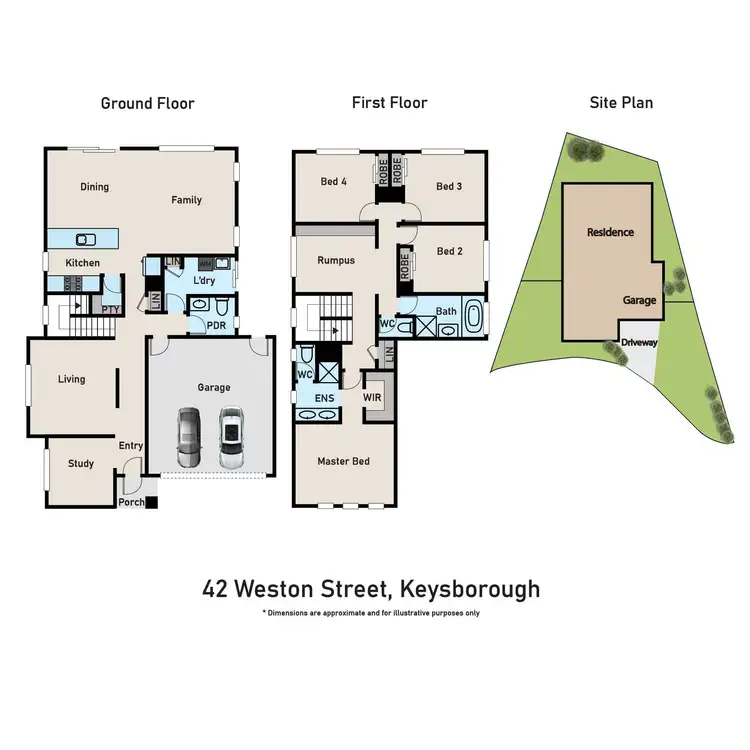 Floorplan of Homely house listing, 42 Weston Street, Keysborough VIC 3173