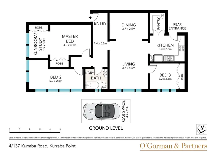 Floorplan of Homely apartment listing, 4/137 Kurraba Road, Kurraba Point NSW 2089