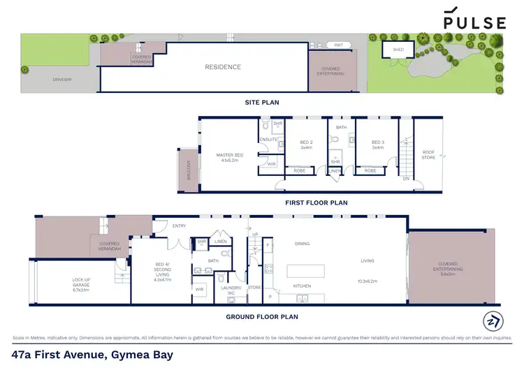 Floorplan of Homely semi-detached listing, 47A First Avenue, Gymea Bay NSW 2227