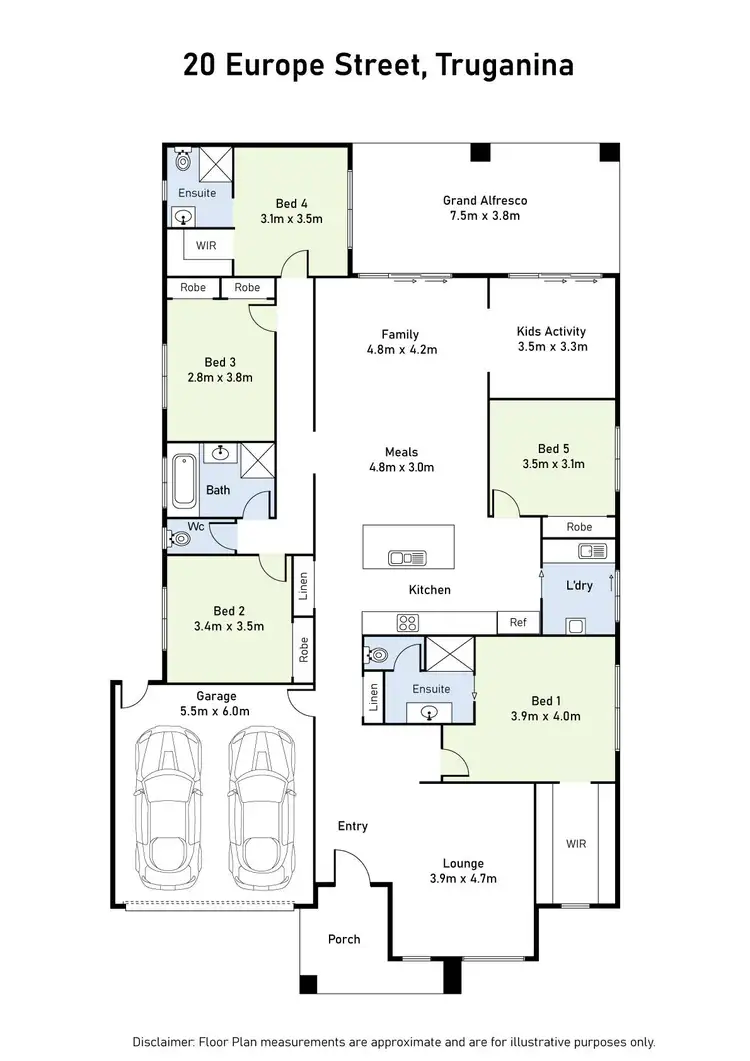Floorplan of Homely house listing, 20 Europe Street, Truganina VIC 3029