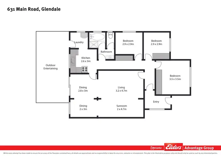 Floorplan of Homely house listing, 631 Main Road, Glendale NSW 2285