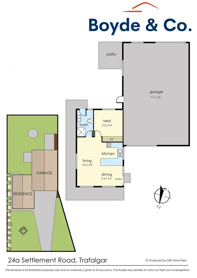 Floorplan of Homely house listing, 24A Settlement Road, Trafalgar VIC 3824