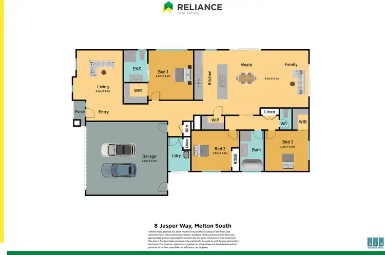 Floorplan of Homely house listing, 8 Jasper Way, Cobblebank VIC 3338