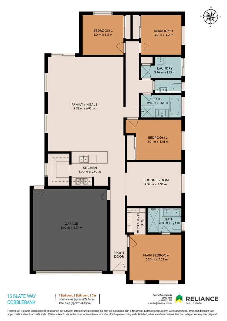 Floorplan of Homely house listing, 16 Slate Way, Cobblebank VIC 3338