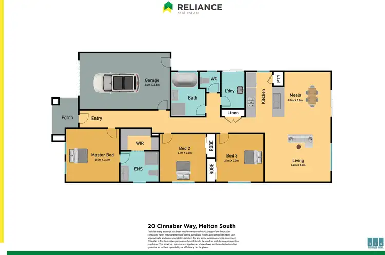 Floorplan of Homely house listing, 20 Cinnabar Way, Cobblebank VIC 3338