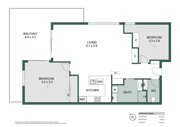 Floorplan of Homely apartment listing, 319/120 Melton Road, Nundah QLD 4012