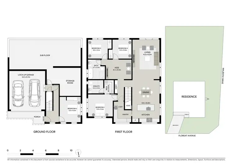 Floorplan of Homely house listing, 21 Floreat Avenue, Highton VIC 3216