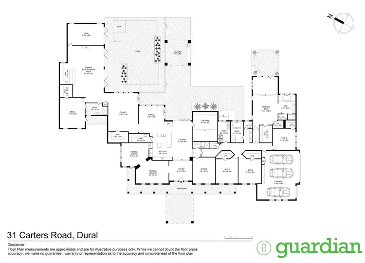 Floorplan of Homely house listing, 31 Carters Road, Dural NSW 2158