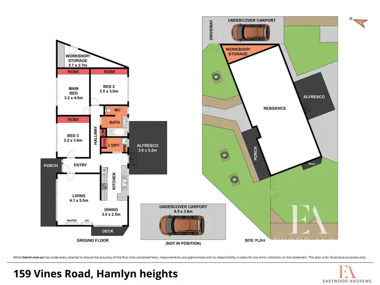 Floorplan of Homely house listing, 159 Vines Road, Hamlyn Heights VIC 3215