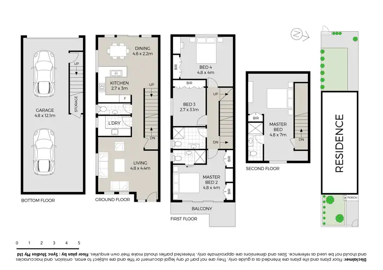 Floorplan of Homely townhouse listing, 4/148 Marsden Road, Dundas Valley NSW 2117