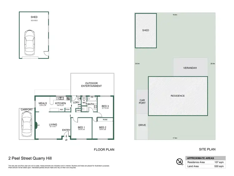 Floorplan of Homely house listing, 2 Peel Street, Quarry Hill VIC 3550