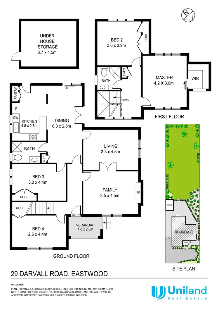 Floorplan of Homely house listing, 29 Darvall Road, Eastwood NSW 2122