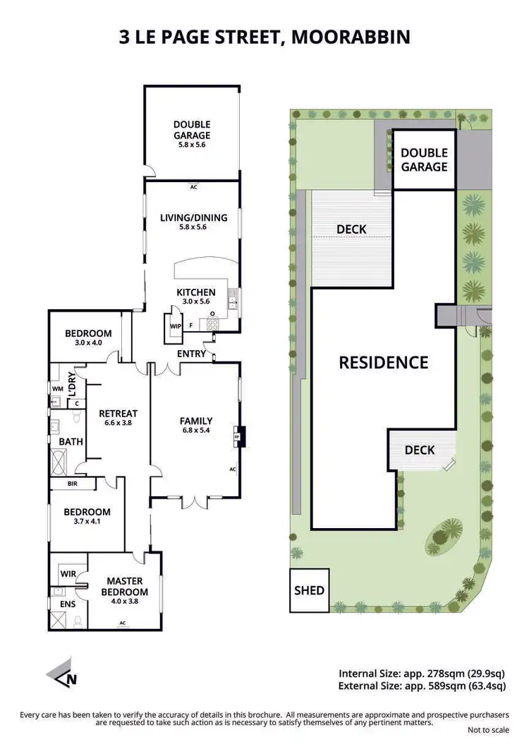 Floorplan of Homely house listing, 3 Le Page Street, Moorabbin VIC 3189