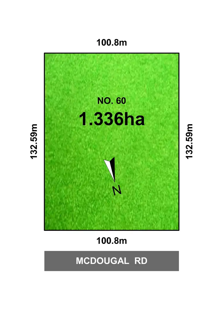 Floorplan of Homely land listing, 60 McDougal Road, Neerim South VIC 3831