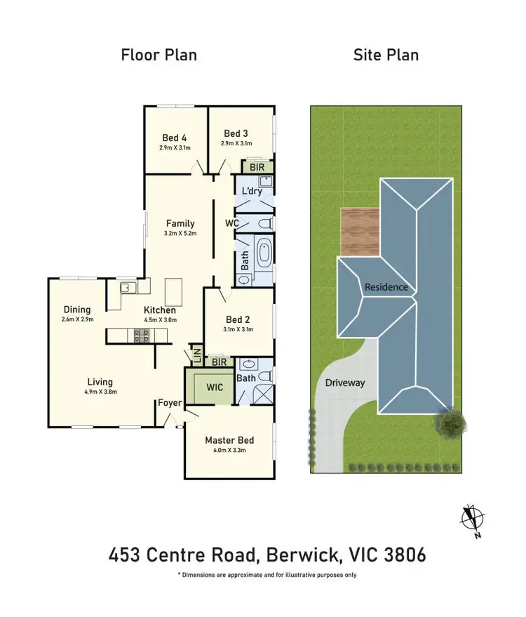 Floorplan of Homely house listing, 453 Centre Road, Berwick VIC 3806