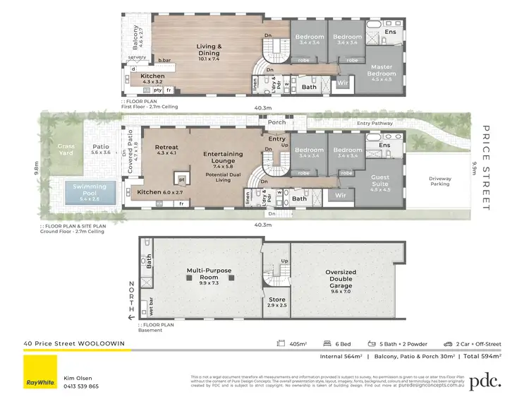 Floorplan of Homely house listing, 40 Price Street, Wooloowin QLD 4030