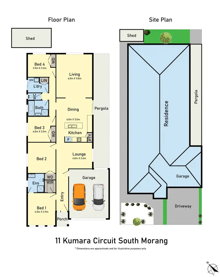 Floorplan of Homely house listing, 11 Kumara Circuit, South Morang VIC 3752
