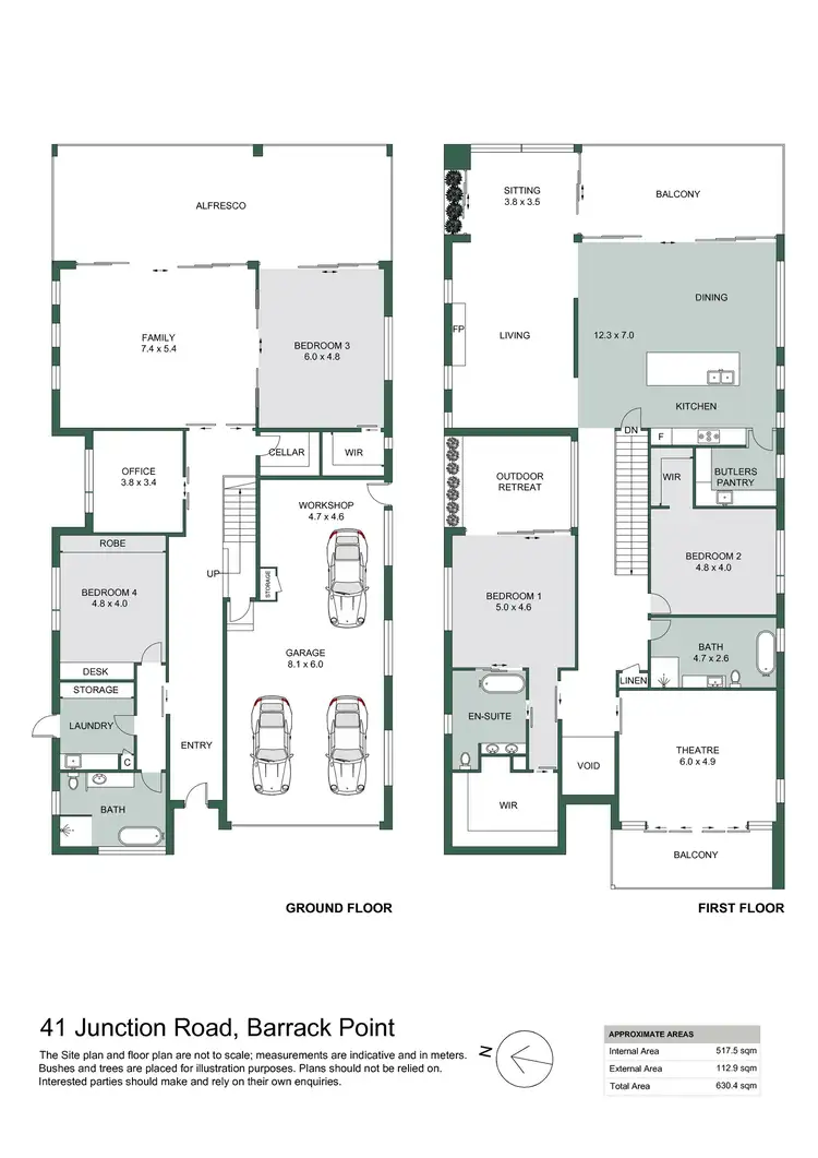 Floorplan of Homely house listing, 41 Junction Road, Barrack Point NSW 2528